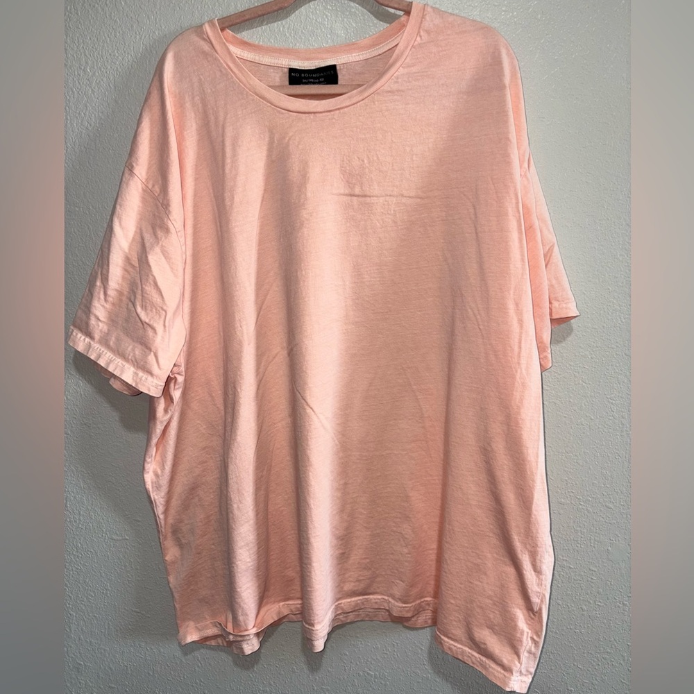 No Boundaries Light Pink Short Sleeve Tee